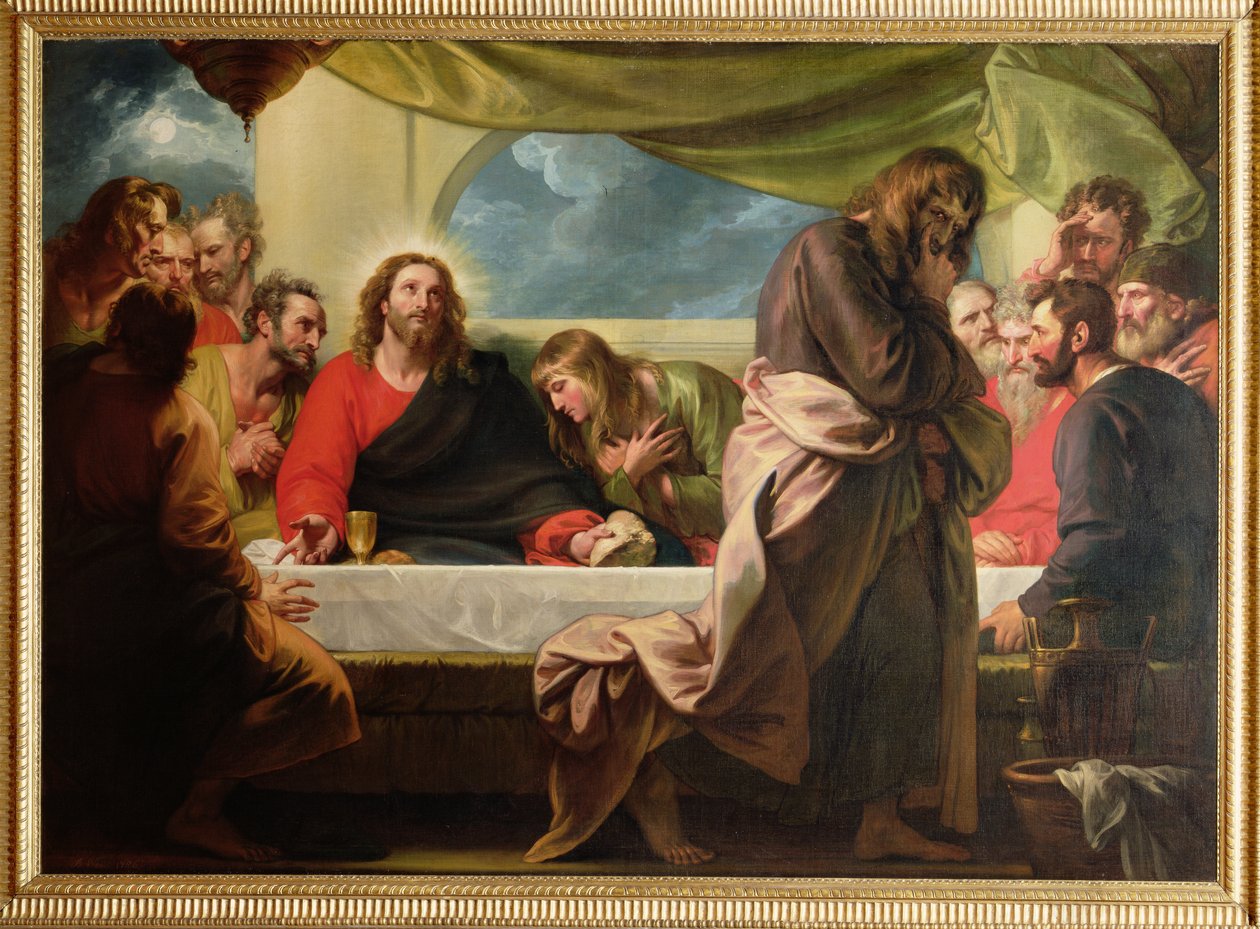 Son Akşam Yemeği, 1786 by Benjamin West