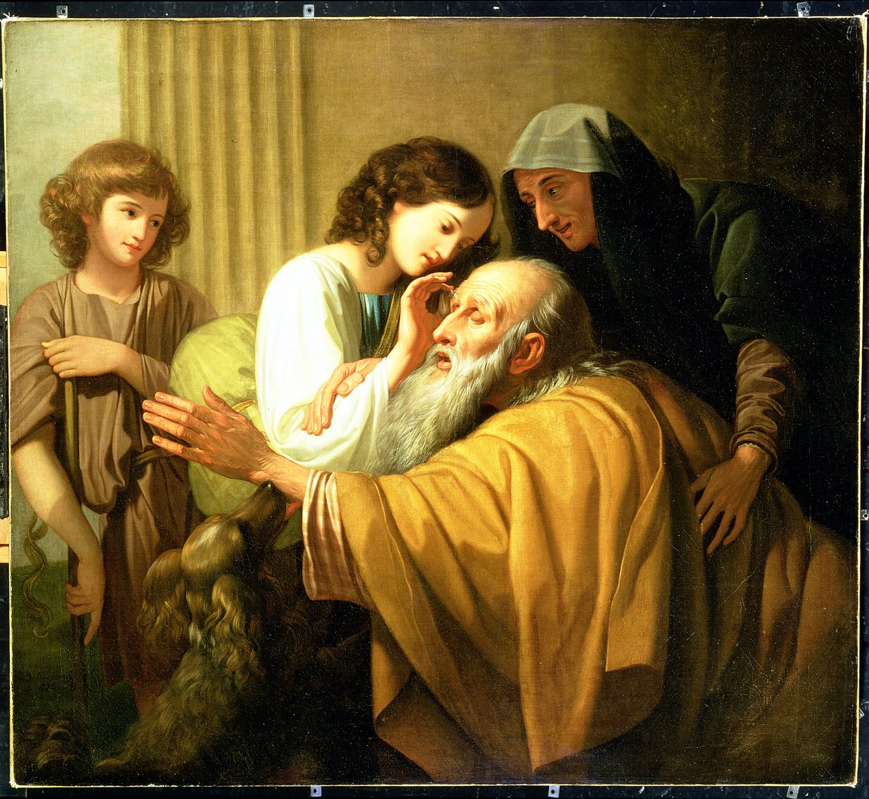 Tobias Babasının Körlüğünü İyileştiriyor, 1772 by Benjamin West