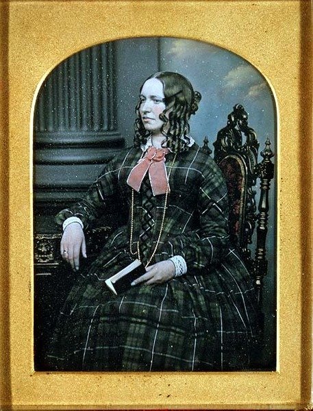 Mary Emma Roper (dagerreyotipi) by Benjamin West and Edward Kilburn