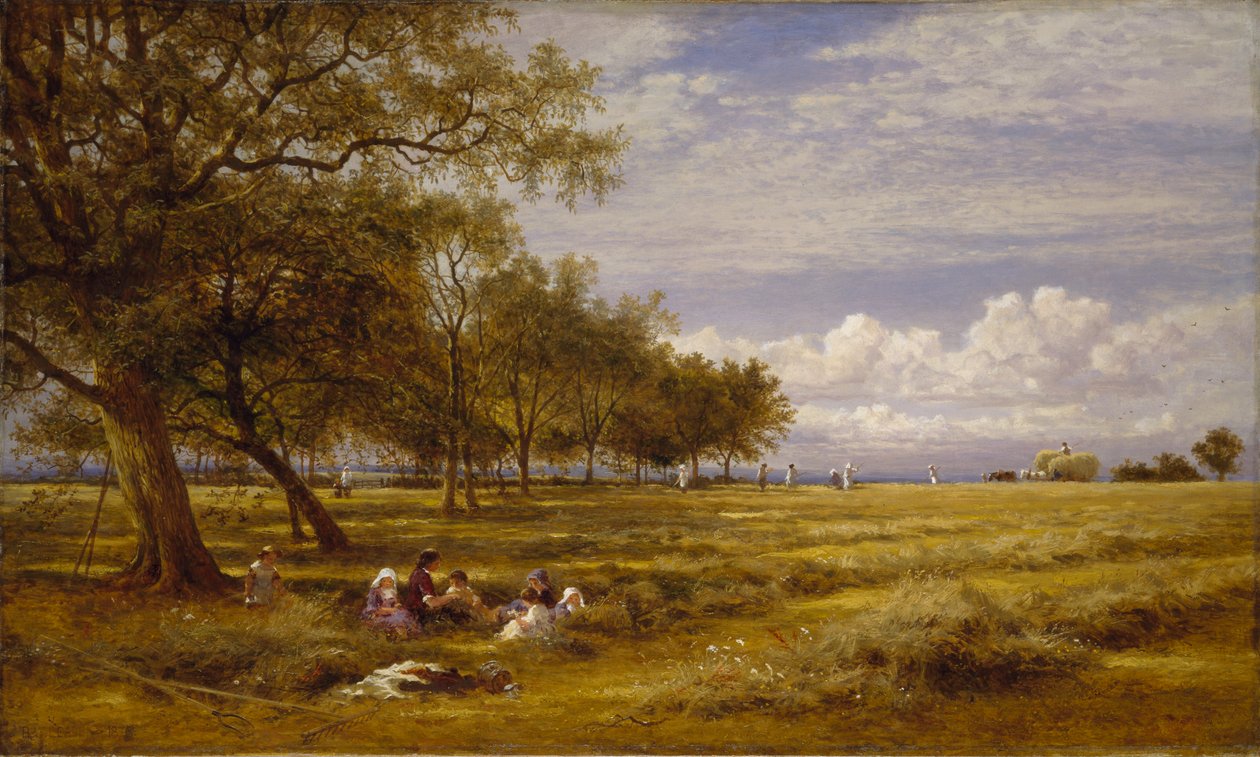 İngiliz Hayfield, 1878 by Benjamin Williams Leader