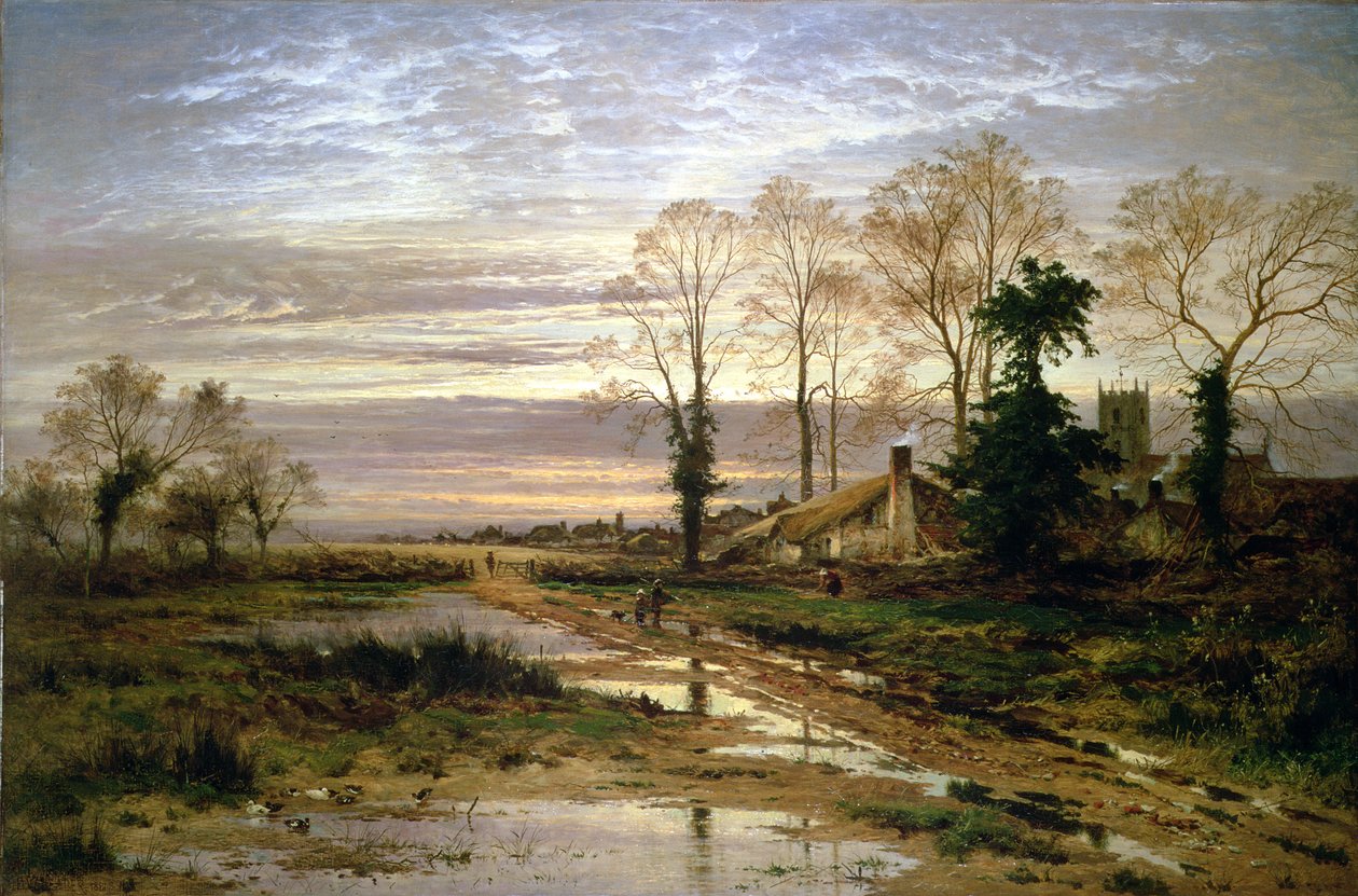 Şubat Dolgu Dyke, 1881 by Benjamin Williams Leader