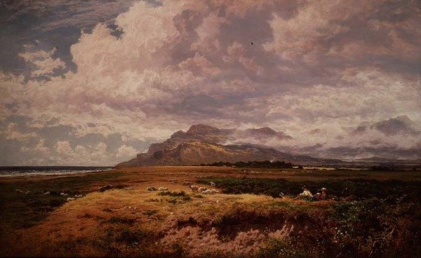 Yakın Harlech, Kuzey Galler by Benjamin Williams Leader