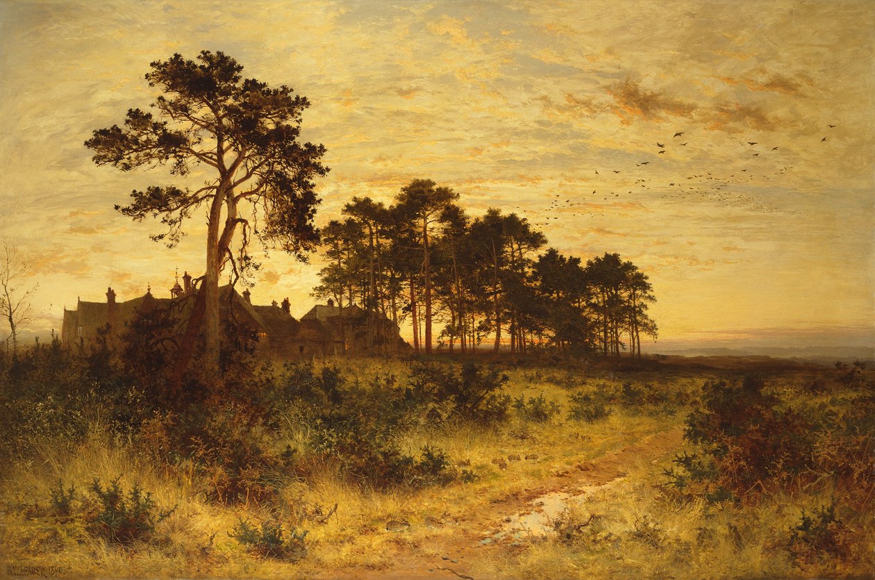 Sessiz Akşam Saati by Benjamin Williams Leader