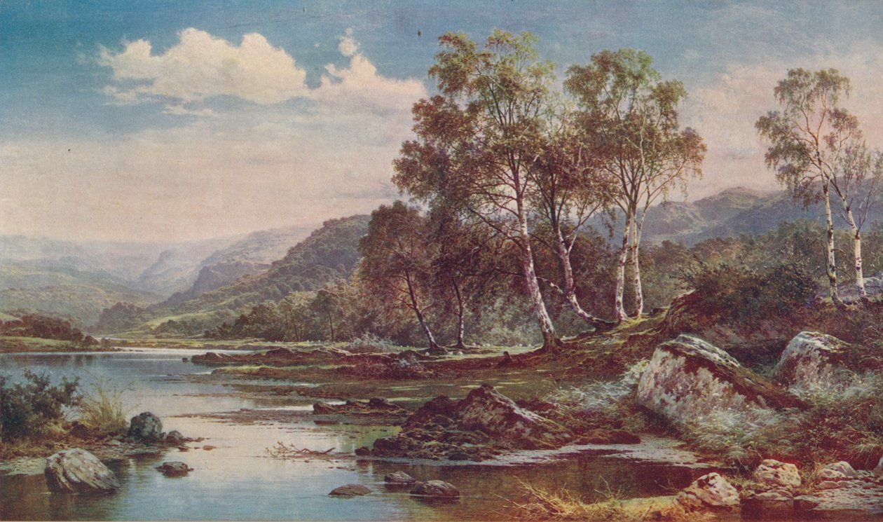 Llugwy Vadisi, 1883, c1900 by Benjamin Williams Leader
