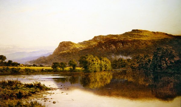 Huzurlu Suların Kaydığı Yer by Benjamin Williams Leader