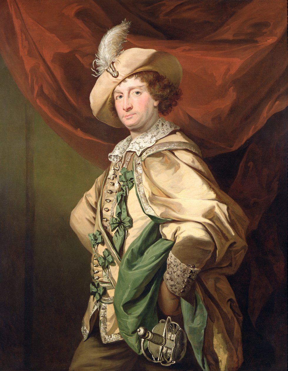 Henry Woodward, Petruchio olarak, c.1773-74 by Benjamin van der Gucht