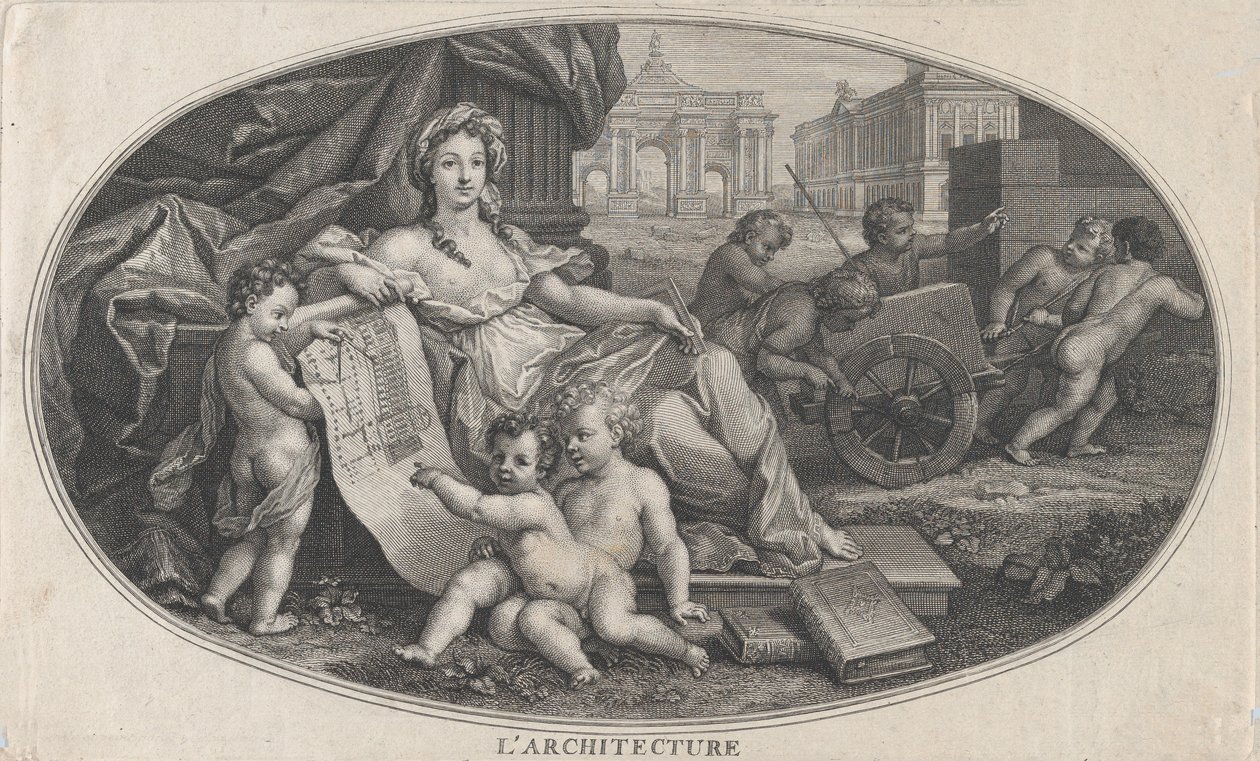 Mimarlık, 1690. by Benoit Audran I