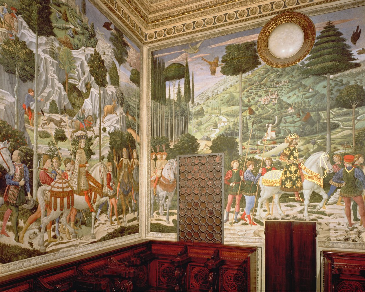 Magi Alayı, 1459-60 by Benozzo di Lese di Sandro Gozzoli