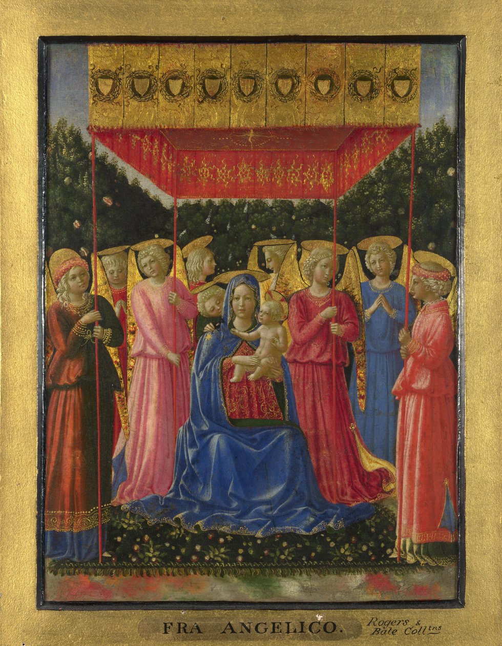 Meleklerle Bakire ve Çocuk, c. 1450 by Benozzo Gozzoli