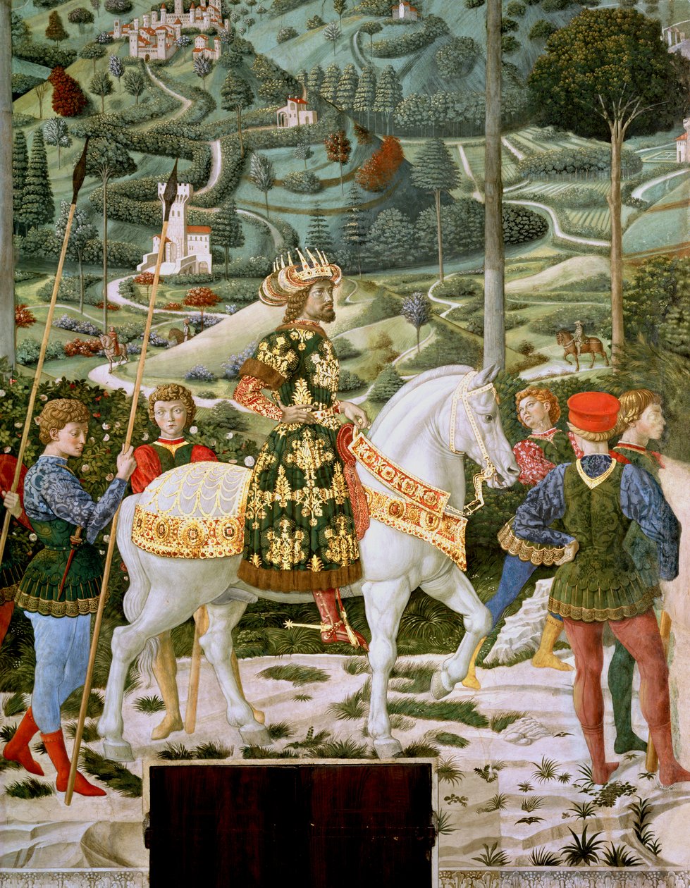 John VII Paleologus (1391-1448), Doğu Roma İmparatoru, Üç Kraldan biri olarak, şapeldeki Magi