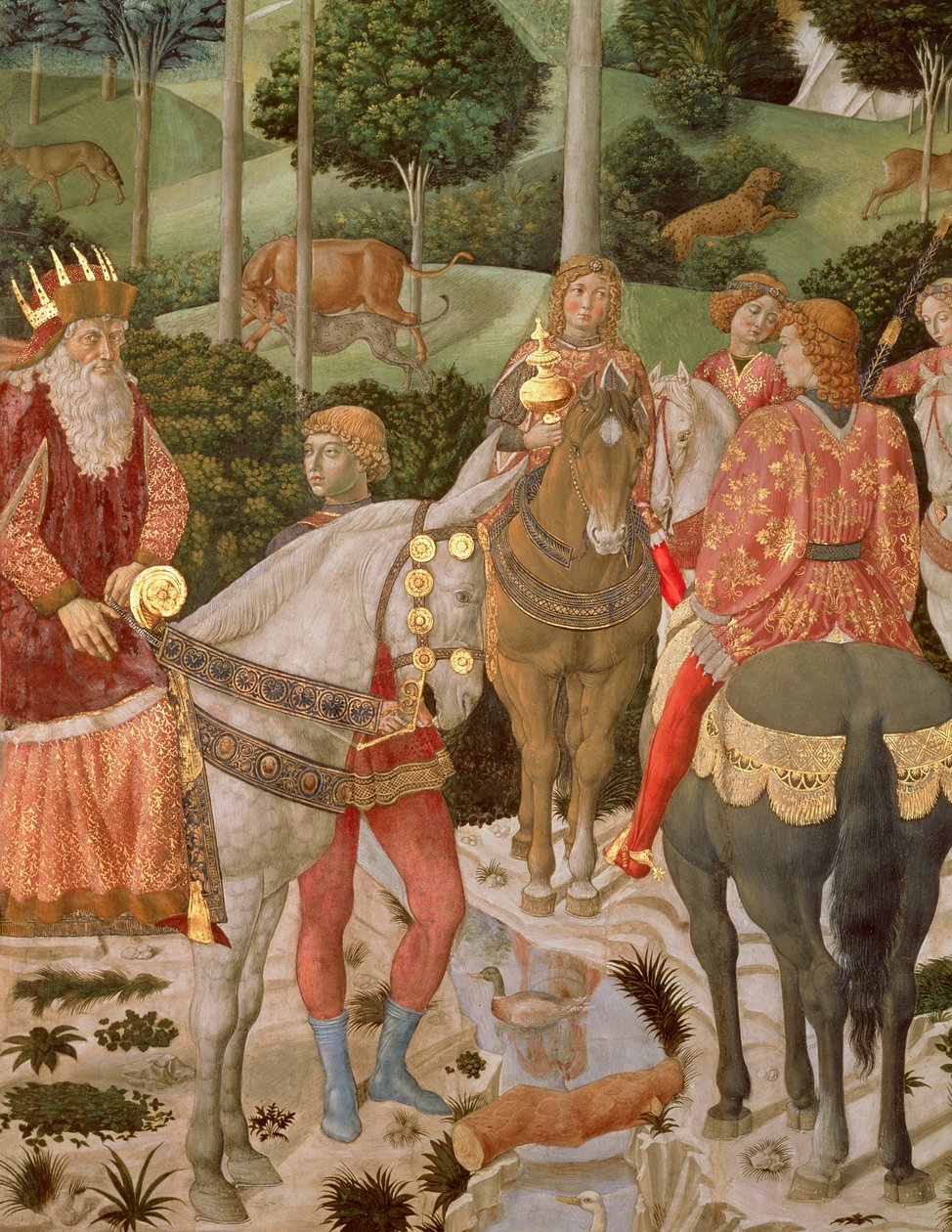 Piero de Medici (1416-69), Caspar rolünde, Büyücü Alayı