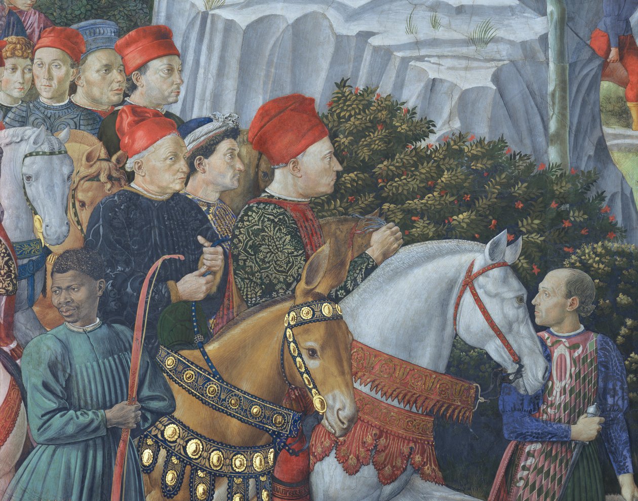 Magi'nin Yolculuğu by Benozzo di Lese di Sandro Gozzoli