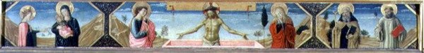St. Catherine, The Risen Christ ve St. Anthony Abbot ve St. Benedict
