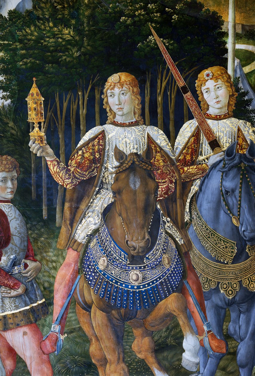Magi Alayı, detay by Benozzo di Lese di Sandro Gozzoli