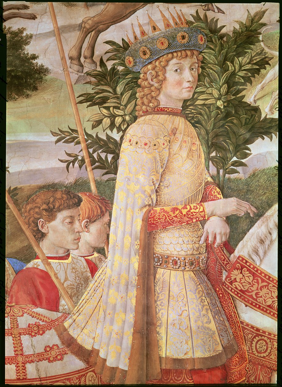 Magi Alayı, Magus Caspar kılığında Muhteşem Lorenzo tarafından yönetilen alay, Lorenzo de