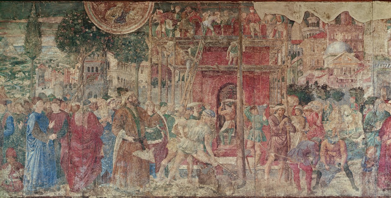 Babil Kulesi, 1468-84 by Benozzo di Lese di Sandro Gozzoli