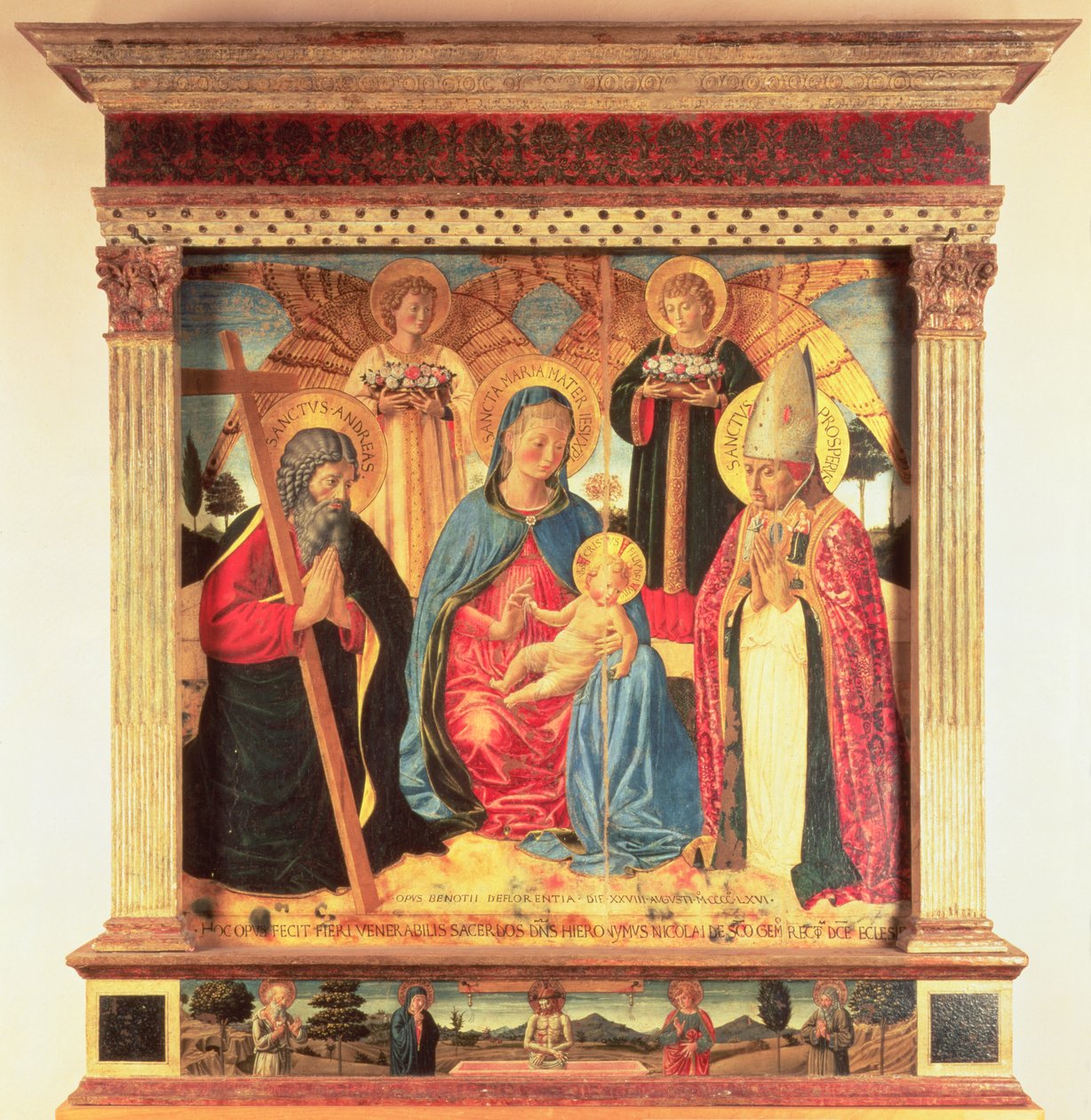 Bakire ve Çocuk by Benozzo di Lese di Sandro Gozzoli