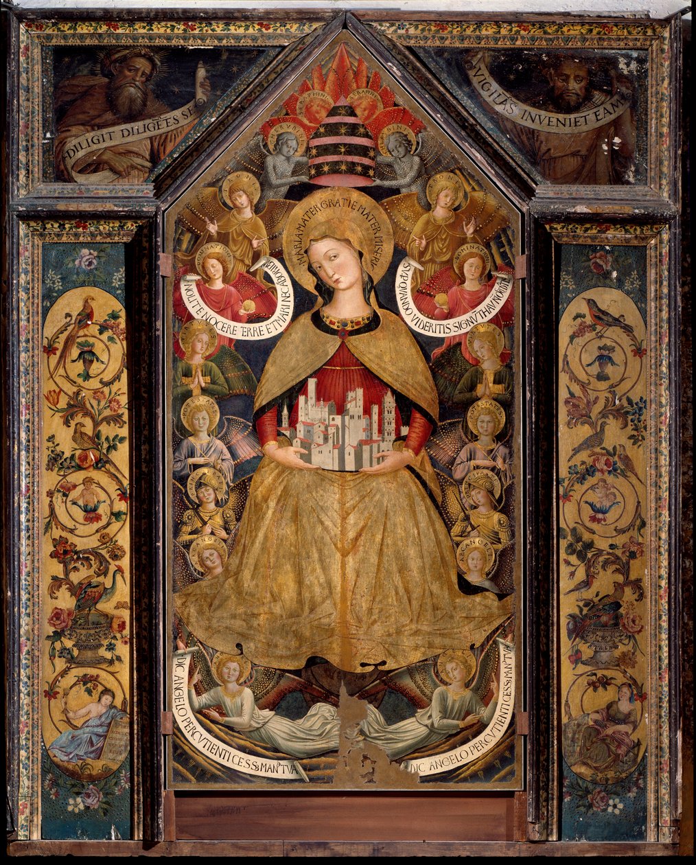 Meleklerin Bakiresi (panelde yağ by Benozzo di Lese di Sandro Gozzoli