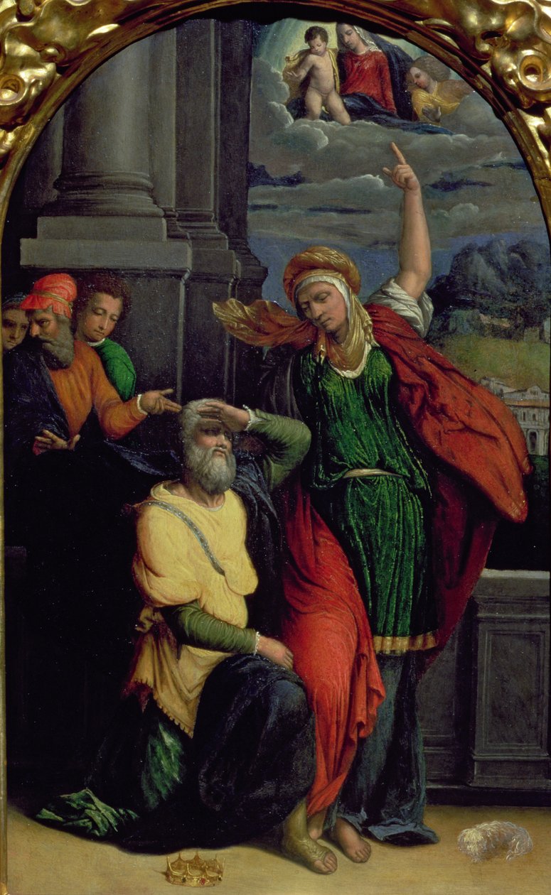 Augustus ve Tiburtine Sibyl by Benvenuto Tisi da Garofalo