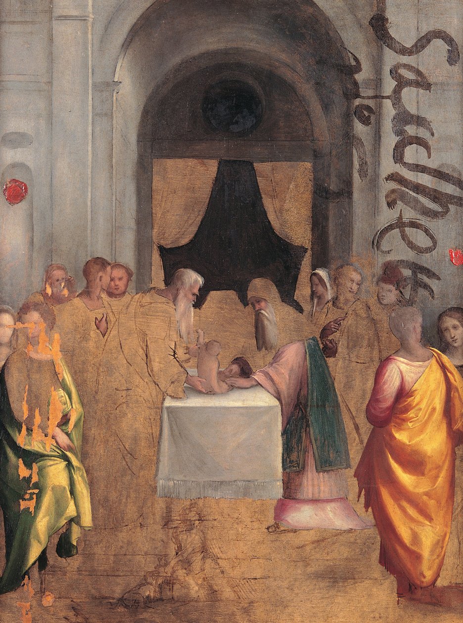 Tapınakta Sunum by Benvenuto Tisi da Garofalo