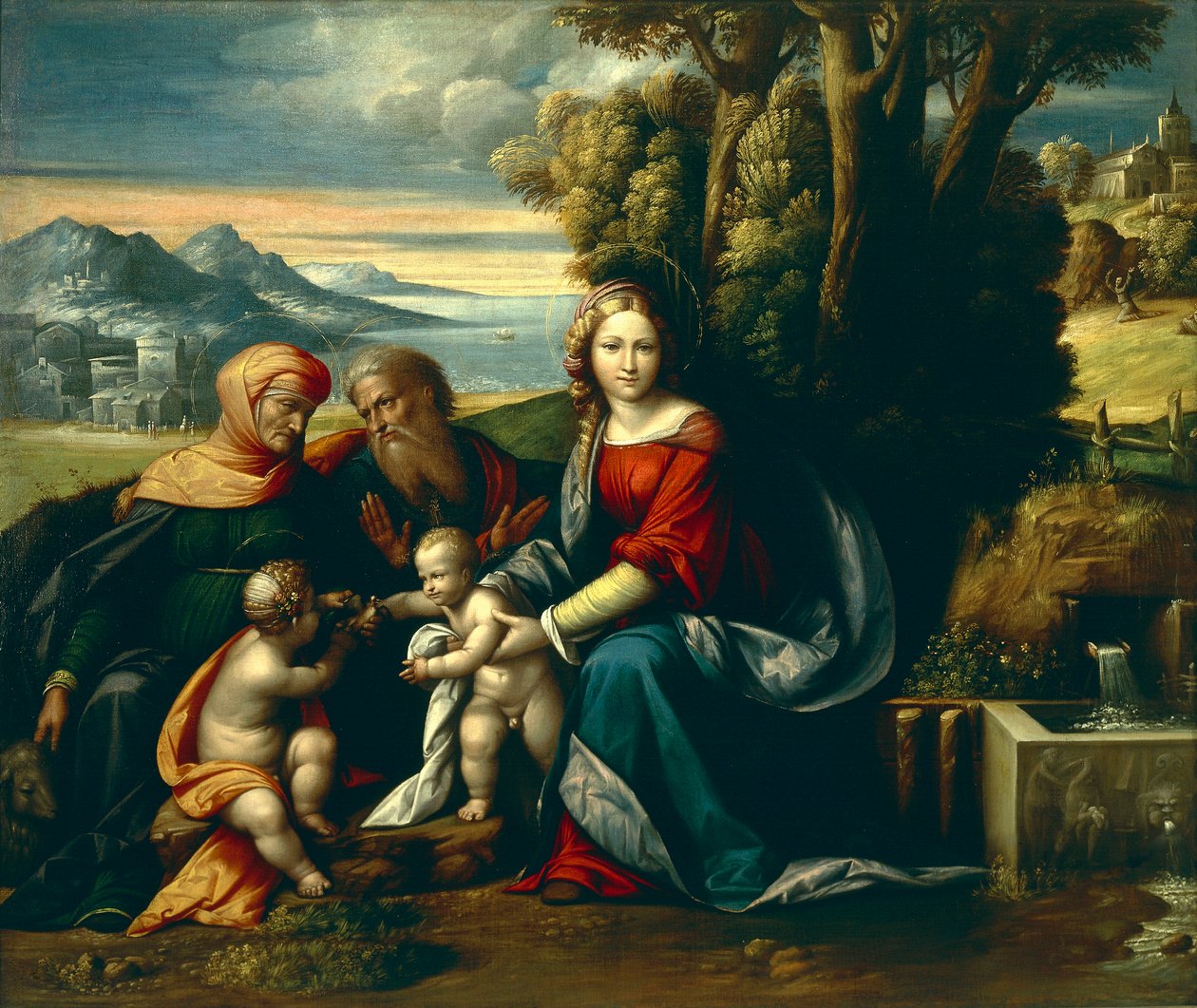 Kutsal Konuşma, Benvenuto Garofalo (1481-1559) by Benvenuto Tisi da Garofalo