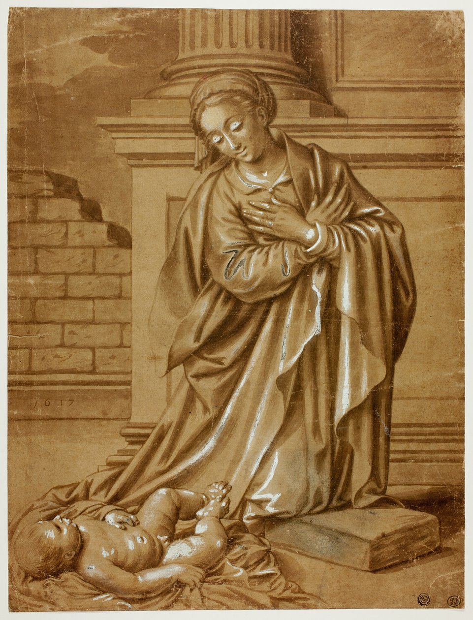 madonna ve çocuk by Benvenuto Tisi da Garofalo