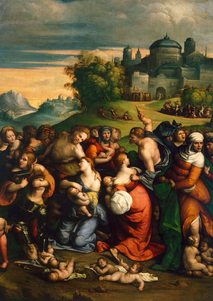 Masumların Katliamı (panelde yağ) by Benvenuto Tisi da Garofalo