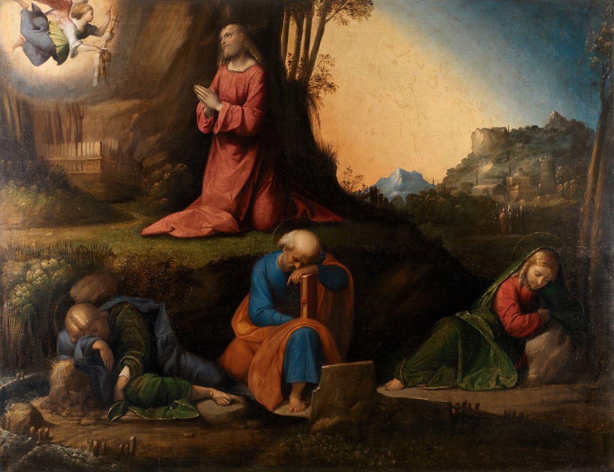 Bahçedeki Acı, 1524. by Benvenuto Tisi da Garofalo