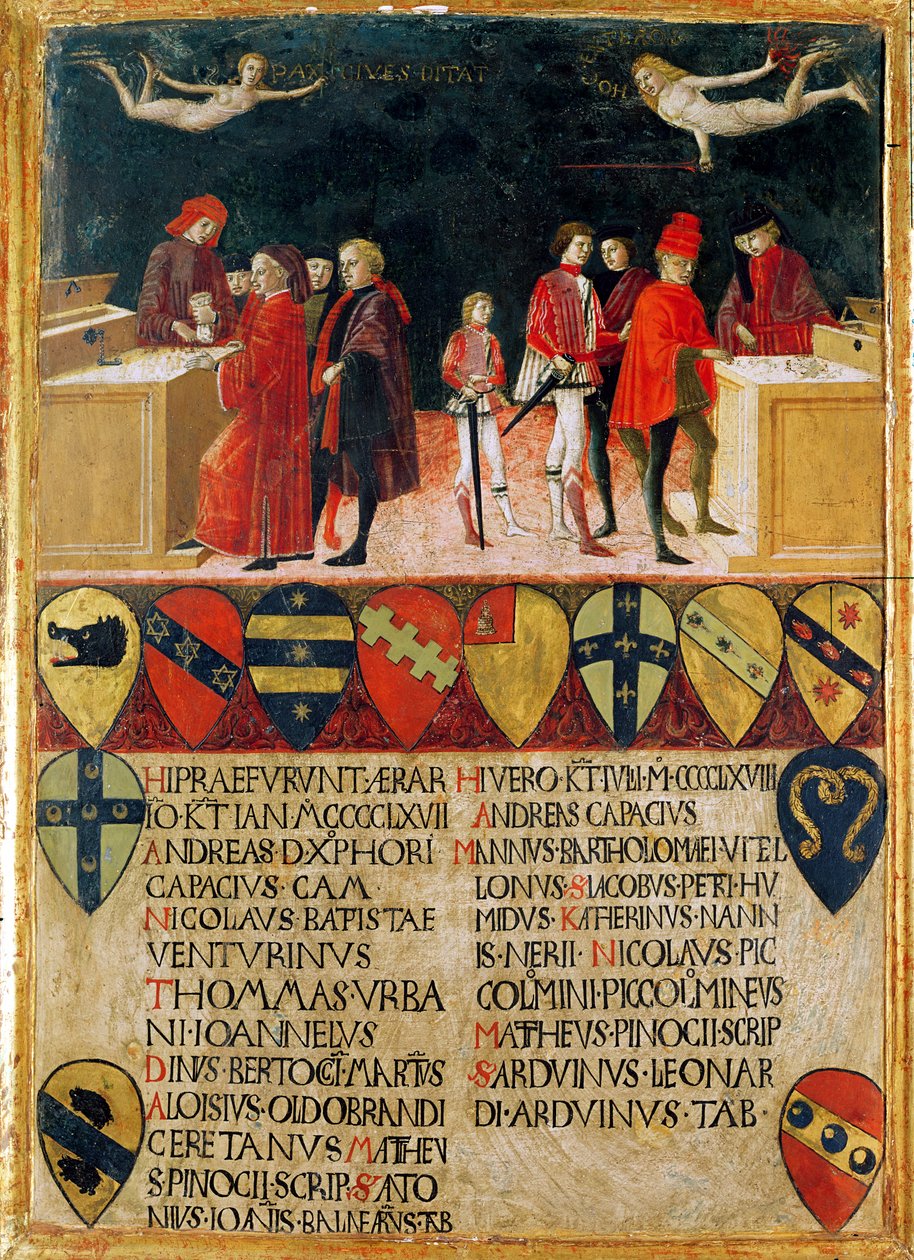 The Council Finances in Times of War and of Peace, 1468 (ayrıntılı bilgi için bkz. 108196) by Benvenuto di Giovanni