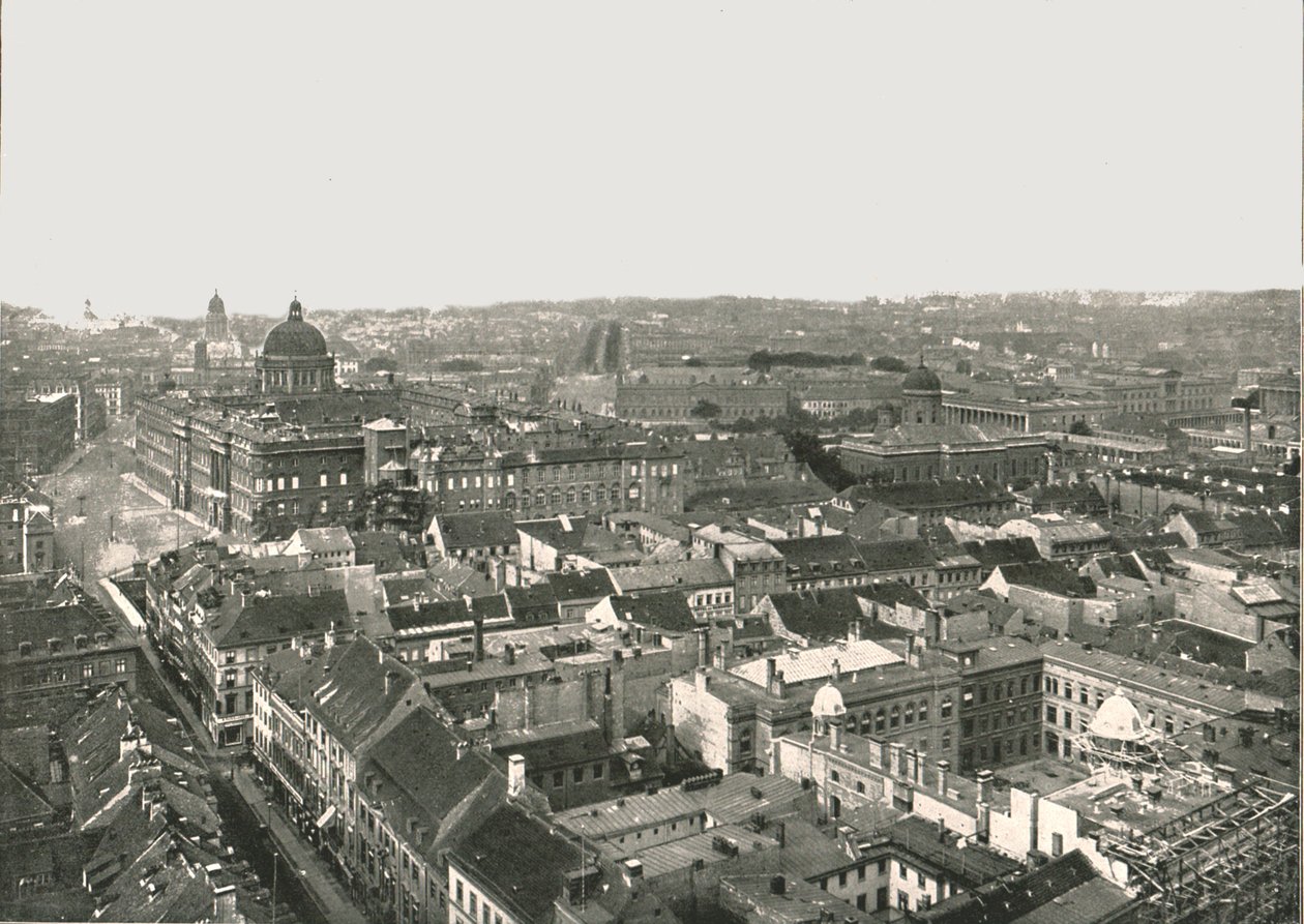 Berlin şehrinin panoraması, Almanya, 1895. by Berlin Photographic Co