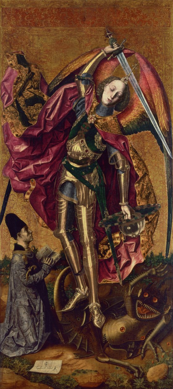 Aziz Michael ve Ejderha by Bartolomé Bermejo