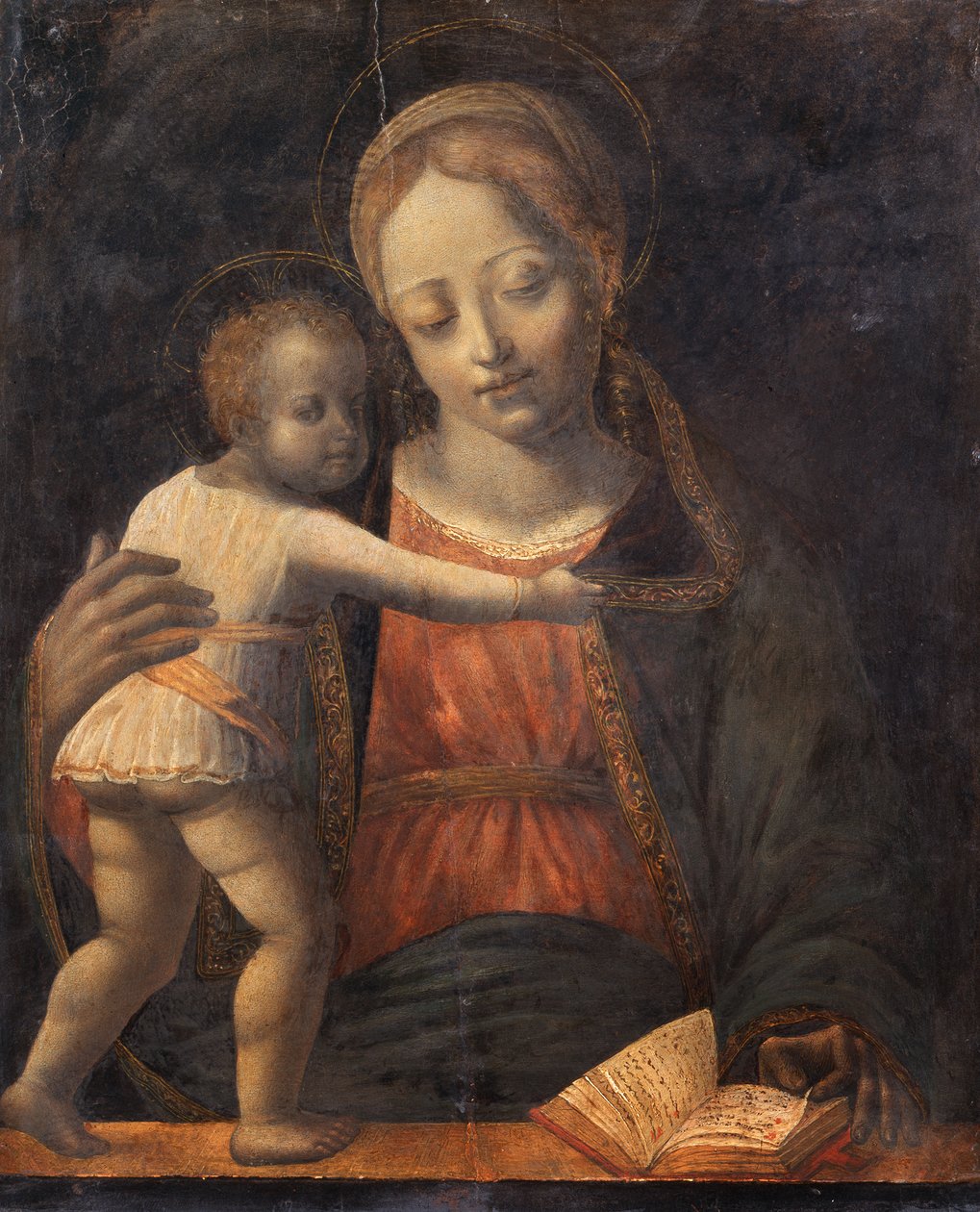 madonna ve çocuk by Bernadino Jacobi Butinone