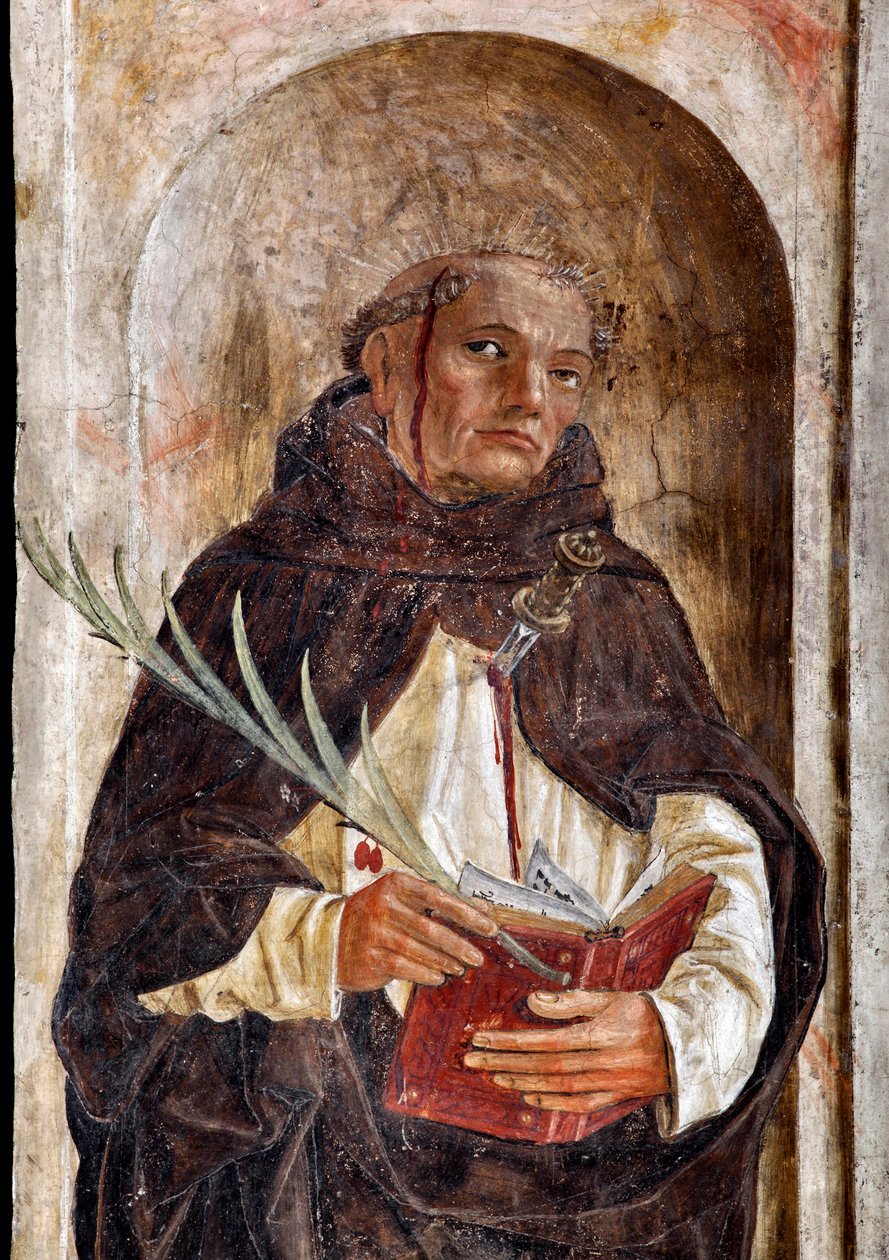 Bernardino Butinone (1435-1507) 1482-1486 Santa Maria delle Grazie Bazilikası Milan İtalya by Bernadino Jacobi Butinone