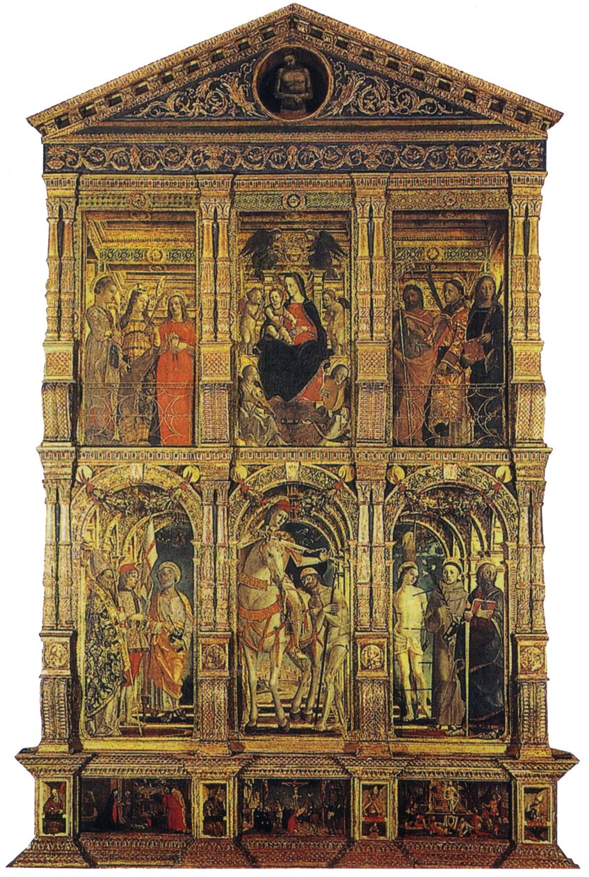 san martino sunağı by Bernadino Zenale