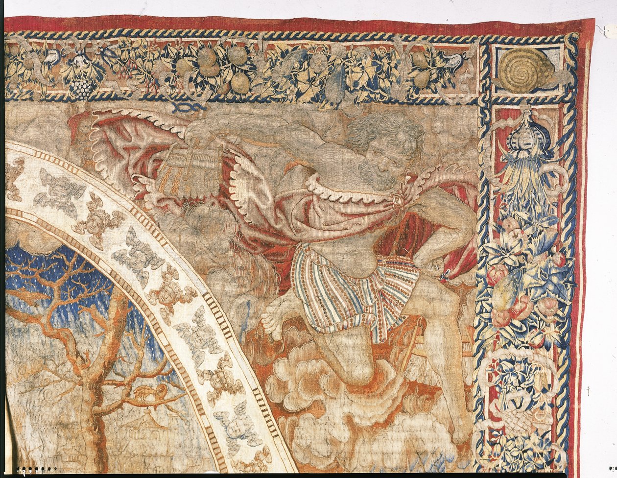 "Madalyon Ayları"ndan Aralık ayını betimleyen Brüksel alegorik duvar halısı, c.1525 by Bernard van Orley