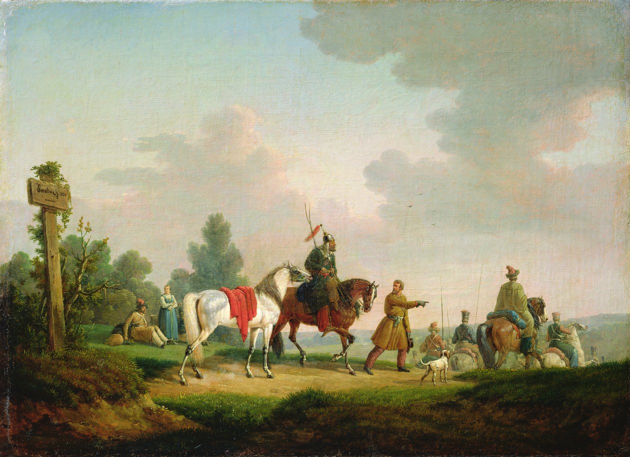 Partizanlar 1812, 1820 by Bernard Edouard Swebach