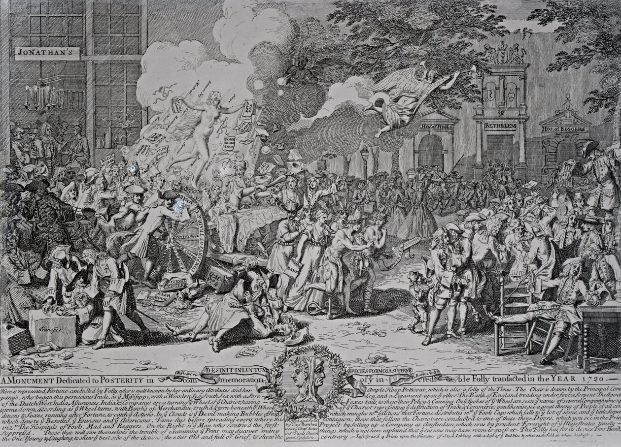 Gelecek nesillere adanmış bir Anıt, 1720 by Bernard Picart