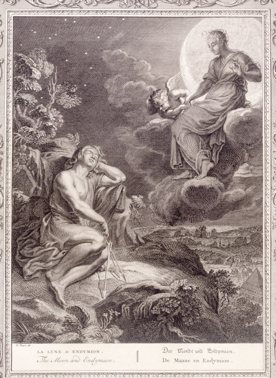 Ay ve Endymion, 1731 by Bernard Picart
