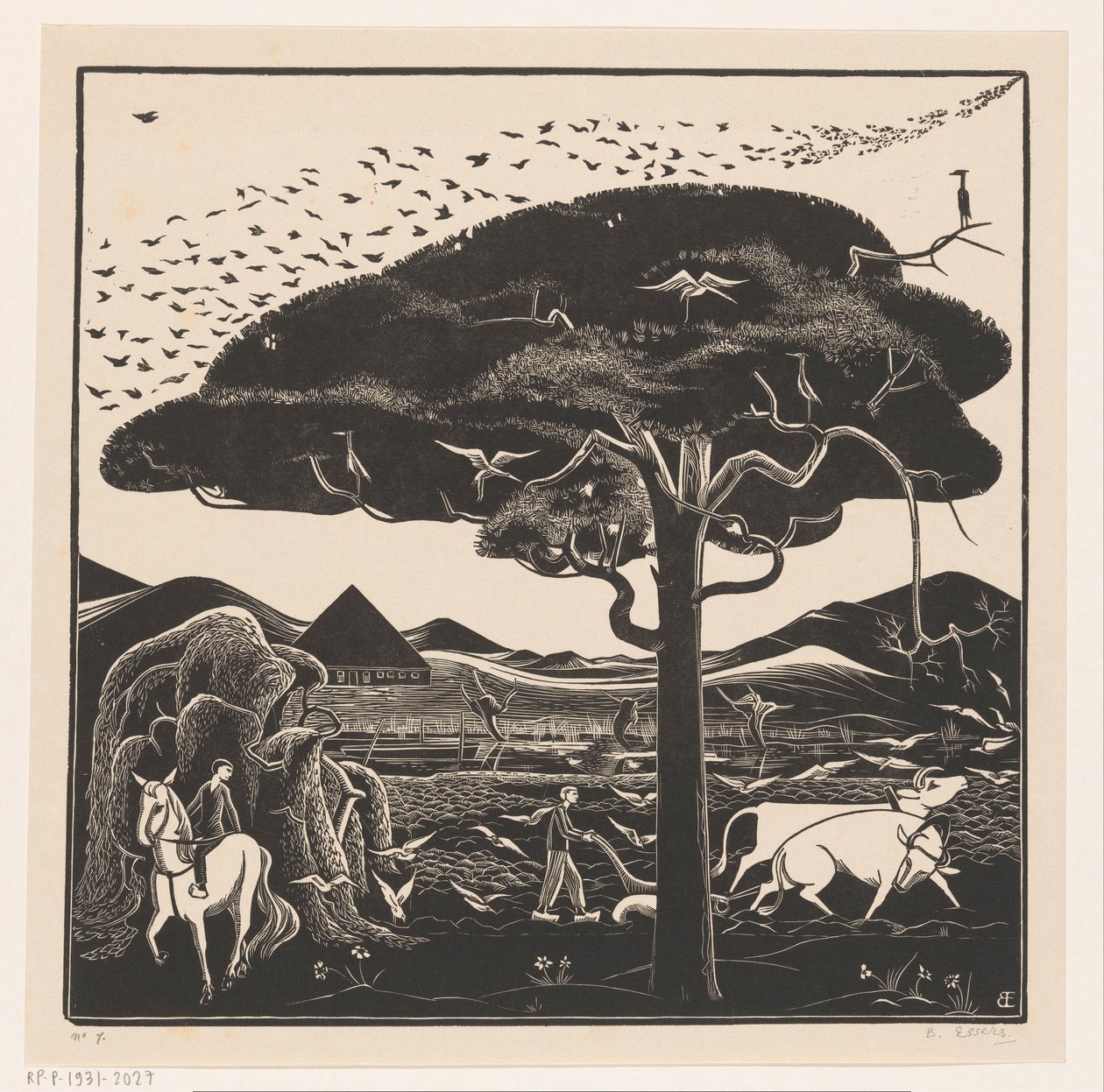 Çiftlik Öküz by Bernard Essers (signed by artist)