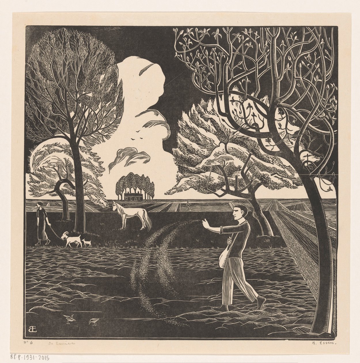 eken adam by Bernard Essers (signed by artist)