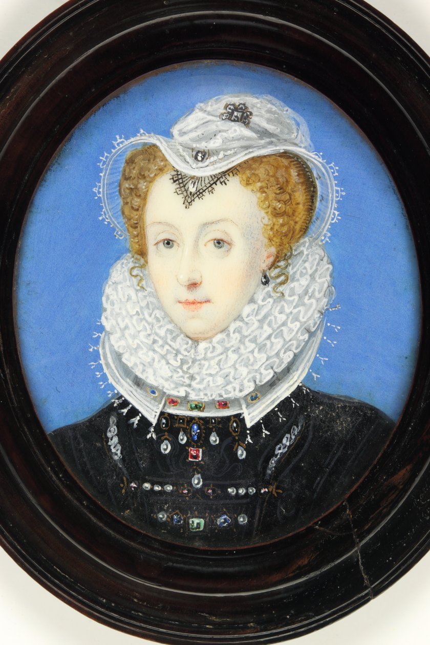 Kraliçe I. Elizabeth (emaye) by Bernard III Lens