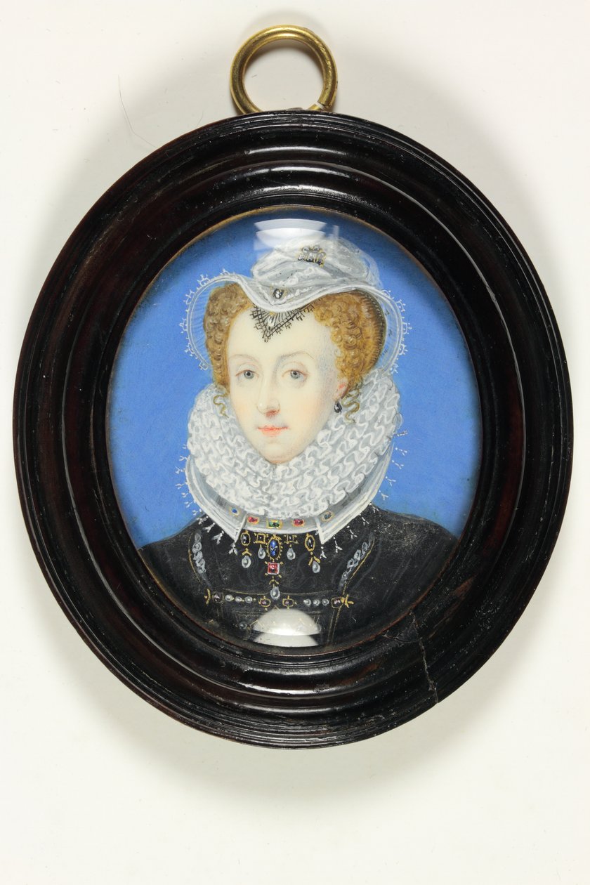 Kraliçe I. Elizabeth (emaye) by Bernard III Lens