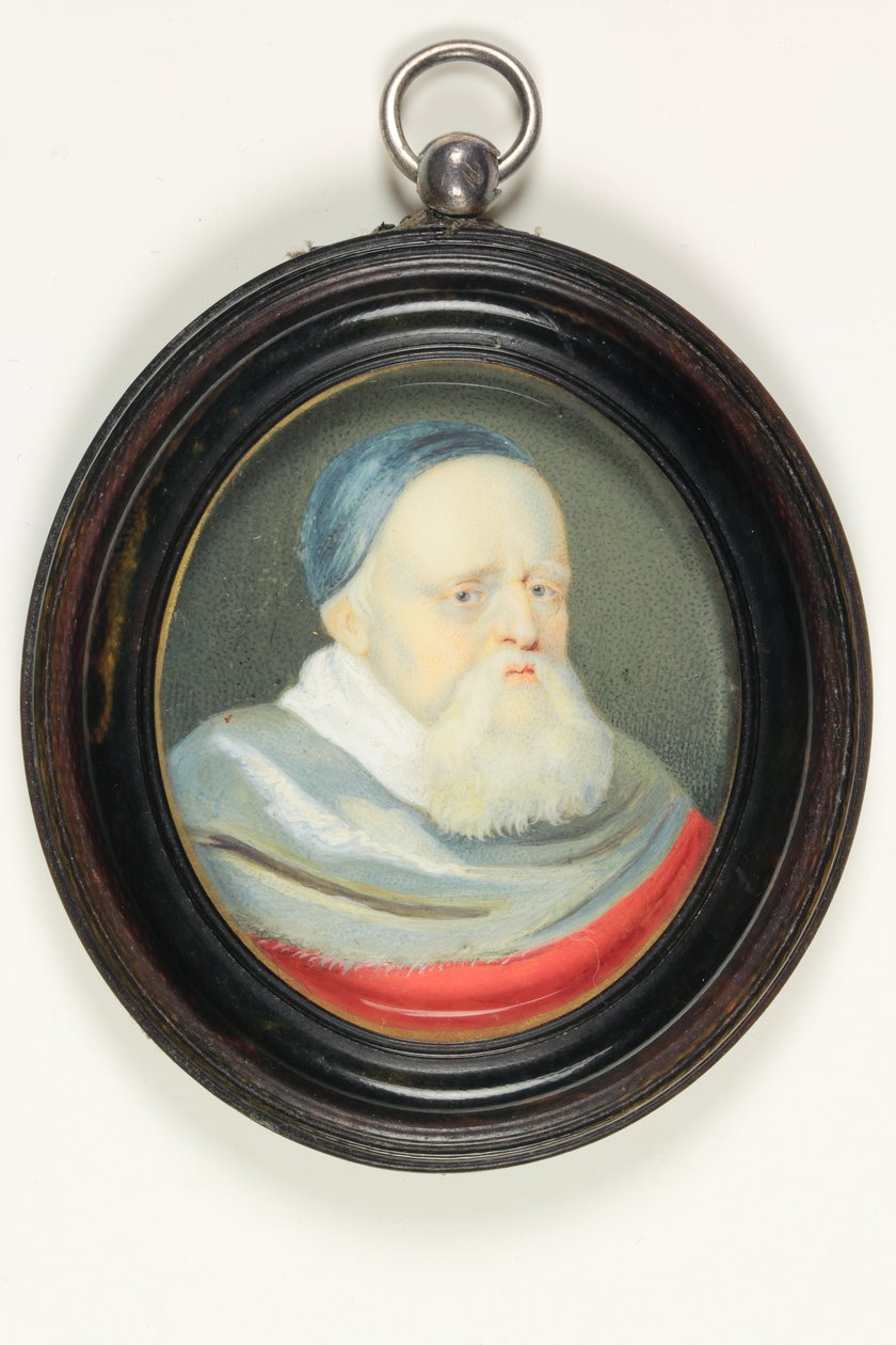 Sir Theodore Turquet De Mayerne (parşömen üzerine suluboya) by Bernard III Lens