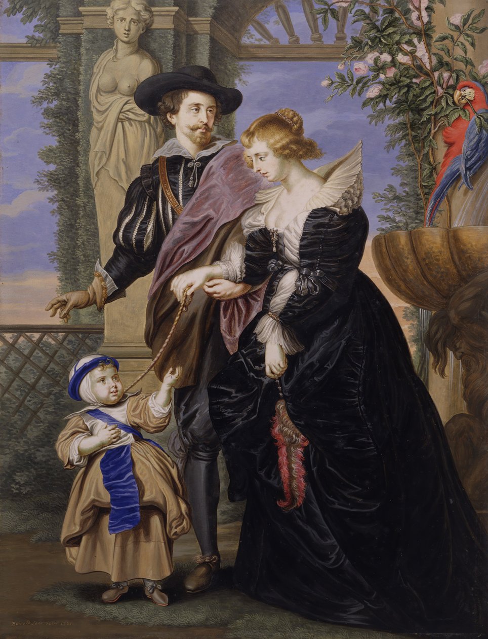 Rubens, Karısı Helena Fourment 1614-1673 ve Oğulları Frans 1633-1678