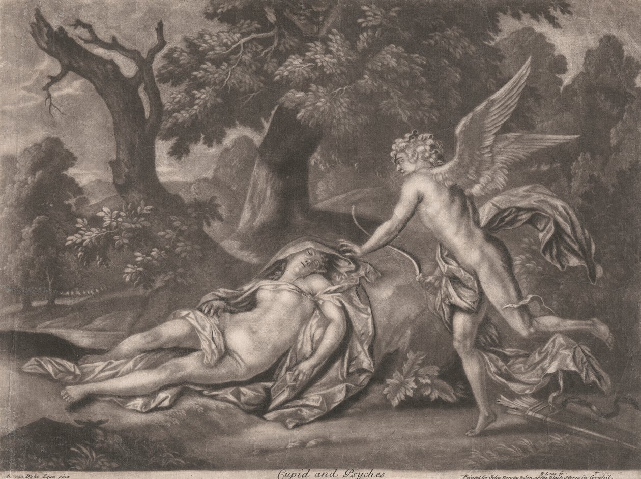 Cupid ve Psyche by Bernard Lens