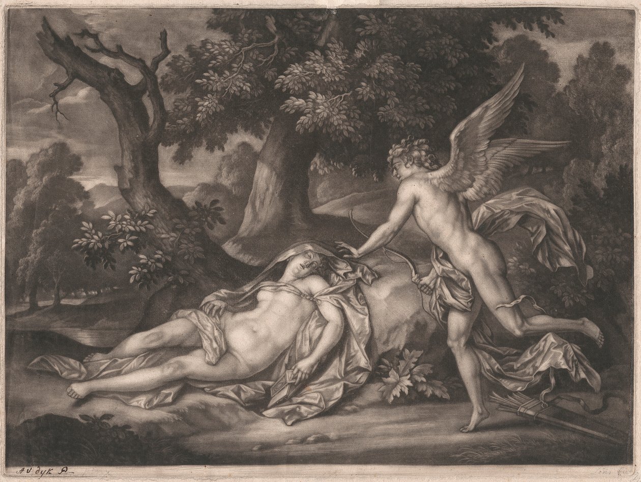 Cupid ve Psyche by Bernard Lens