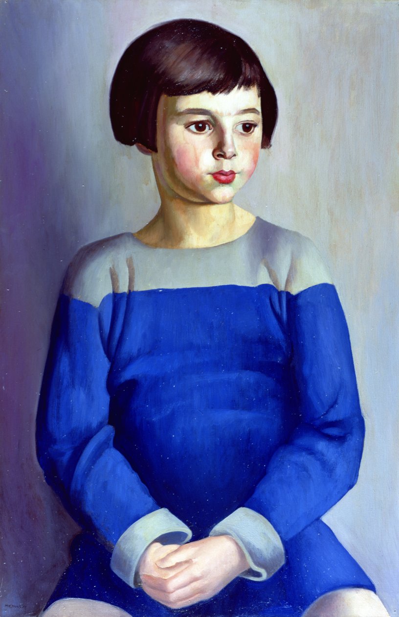 Mavili Çocuk by Bernard Meninsky