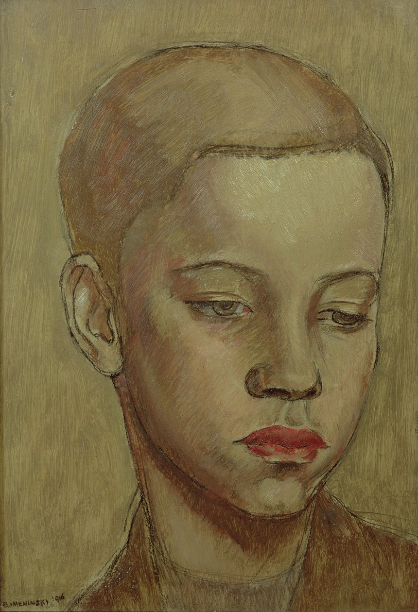 Bir çocuğun başı by Bernard Meninsky