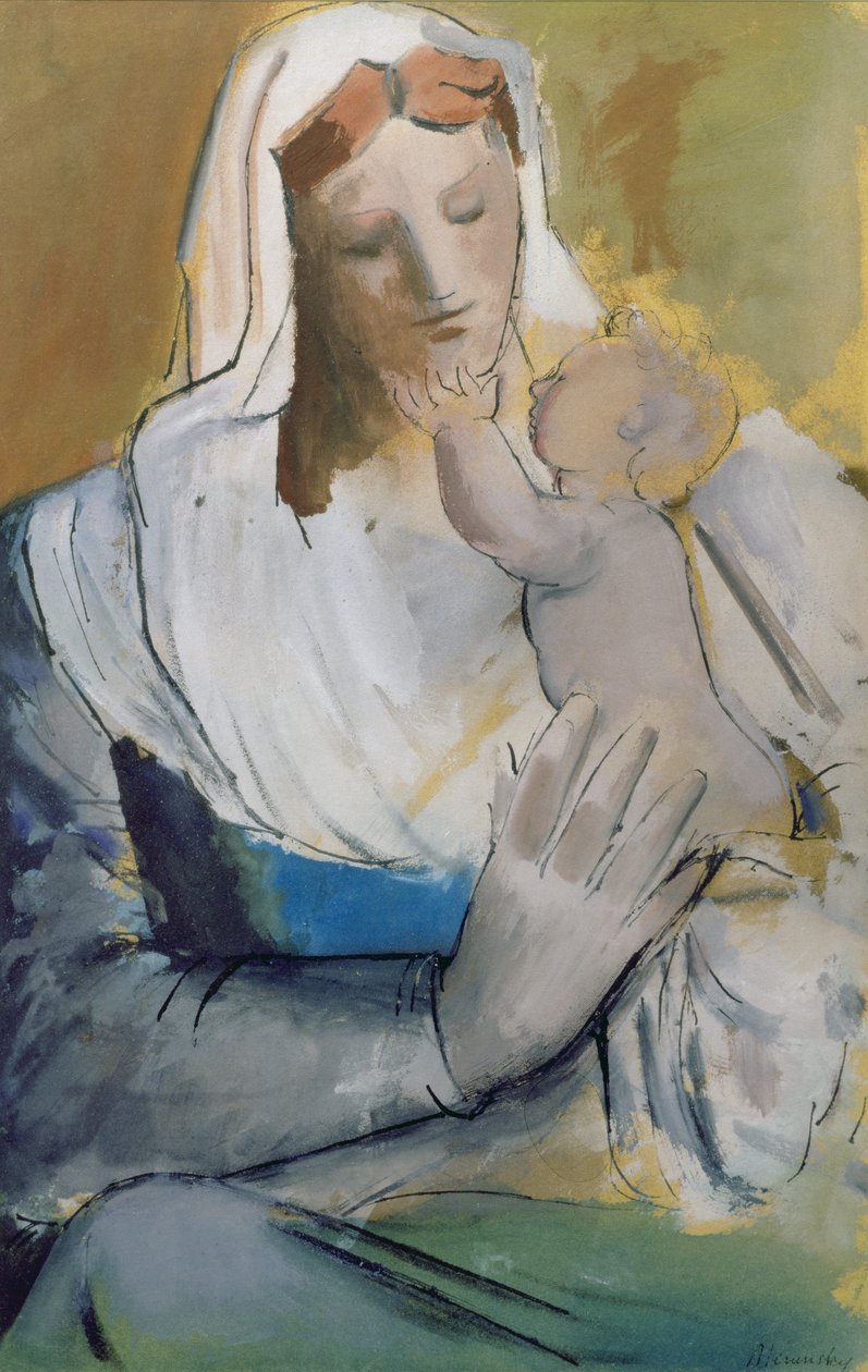 Anne ve Çocuk by Bernard Meninsky