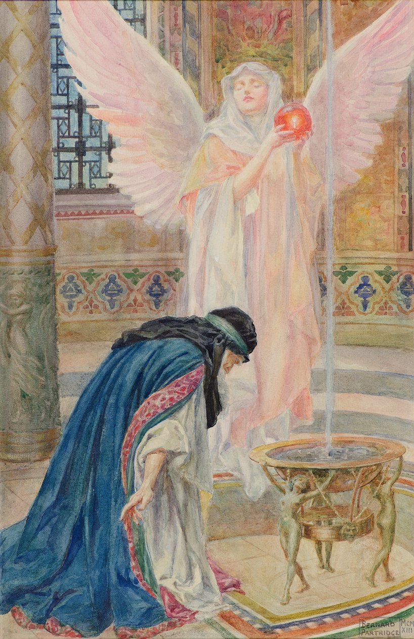 Haham Ben Ezra [Punch için Çizim] by Bernard Partridge